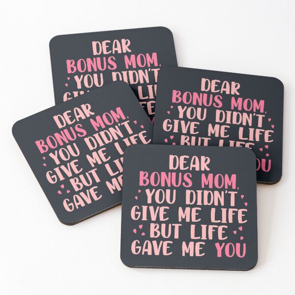Item preview, Dear bonus mom you didn’t give me life but life gave me you designed and sold by JokeGysen.