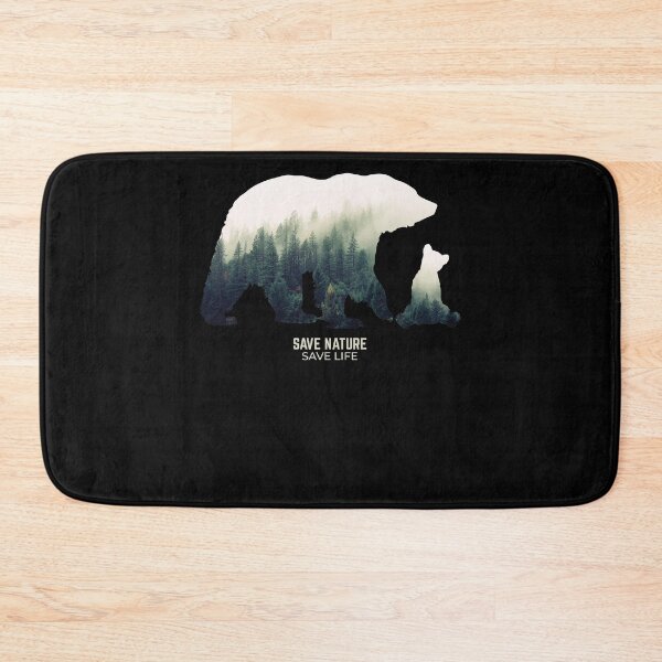 Item preview, Bear in Forest Environment Climate Protection designed and sold by RJ-Art.
