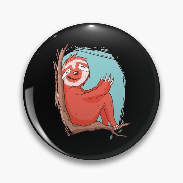 Item preview, cute sloth sitting  designed and sold by pirminio.