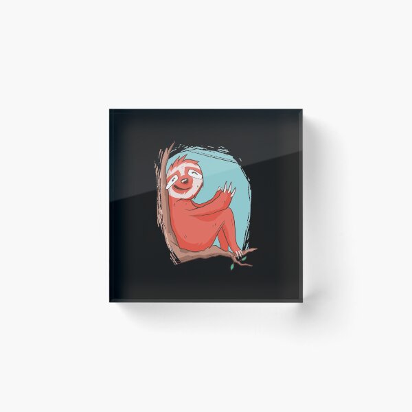 Item preview, cute sloth sitting  designed and sold by pirminio.