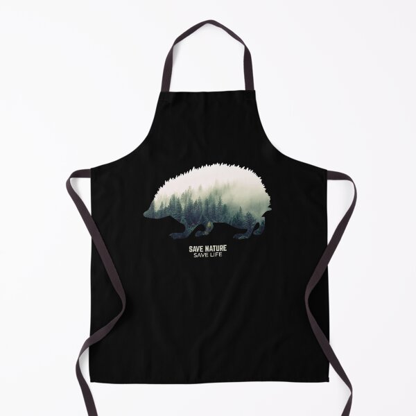Item preview, Hedgehog in Forest Environment Climate Protection designed and sold by RJ-Art.