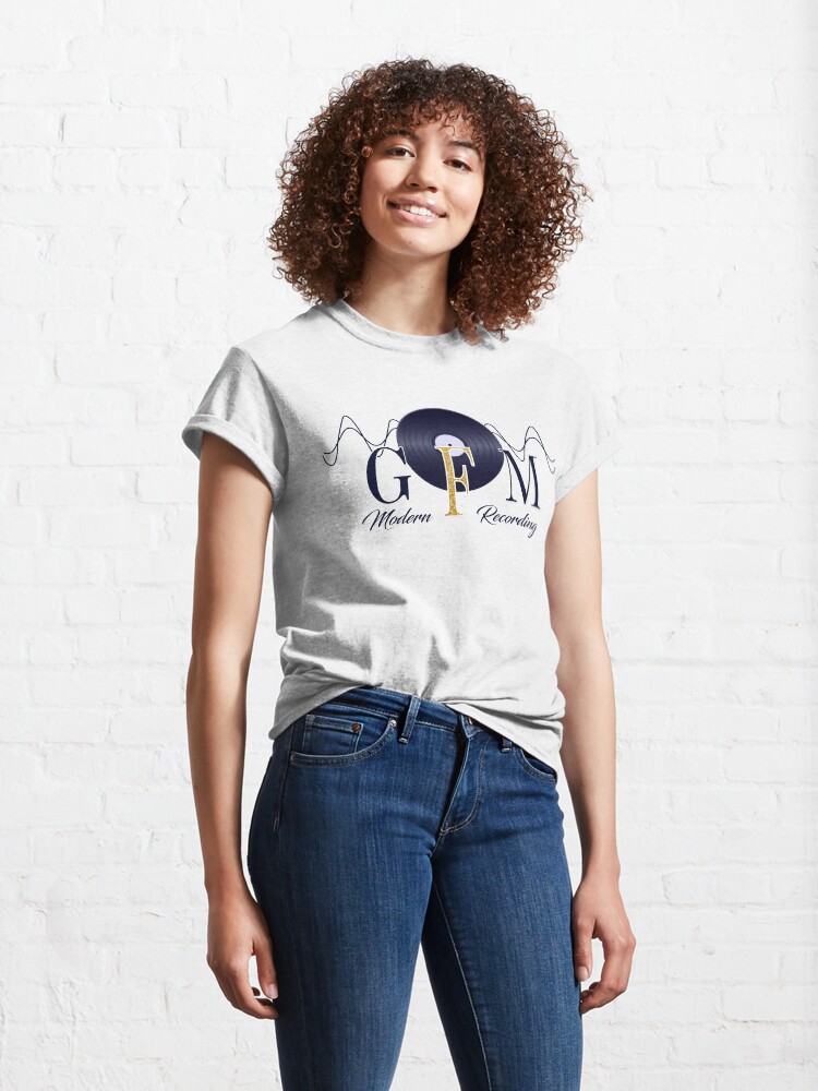 Alternate view of GFM Record Logo Big Classic T-Shirt