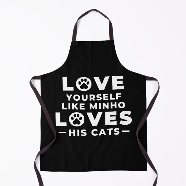 Item preview, LOVE YOURSELF LIKE MINHO LOVES HIS CATS Stray Kids Funny Quotes designed and sold by SugarSaint.