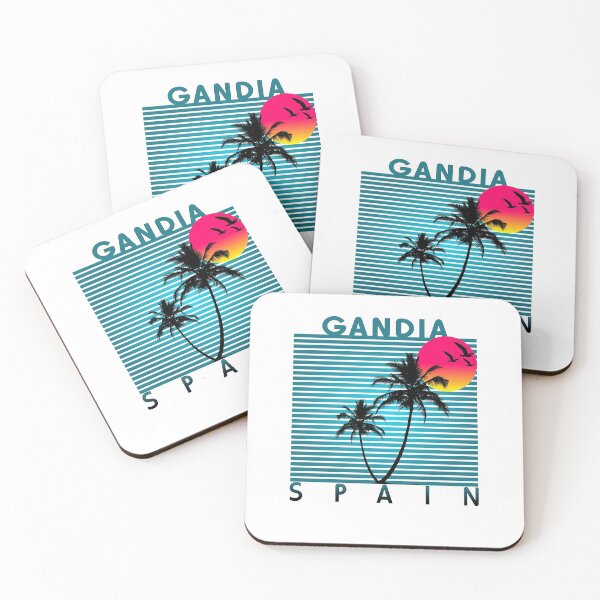 Item preview, Gandia Valencia Spain Summer Beach Sun Vacations Souvenir tshirt designed and sold by Alvamd.