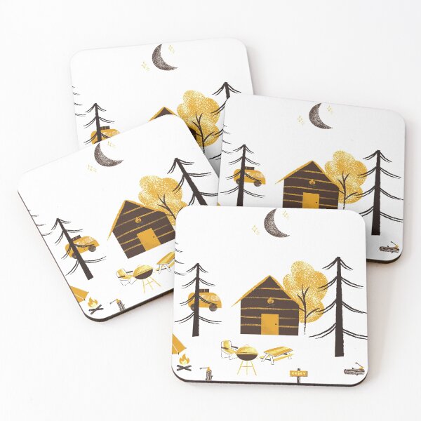 Item preview, Rustic Camping At Night designed and sold by PeregrineDesign.