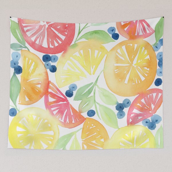 Item preview, Fruta cítrica acuarela designed and sold by EmilyLangeArt.