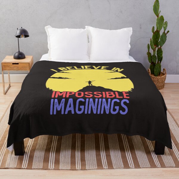 Item preview, "I believe in Impossible Imaginings" graphic art designed and sold by AyeAyeBeans.