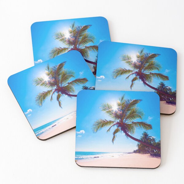 Item preview, Green Palm Tree Under Blue Sky designed and sold by Laura Vancleave.