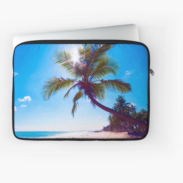 Item preview, Green Palm Tree Under Blue Sky designed and sold by Laura Vancleave.