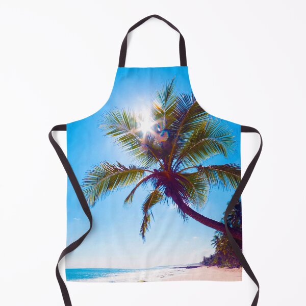 Item preview, Green Palm Tree Under Blue Sky designed and sold by Laura Vancleave.