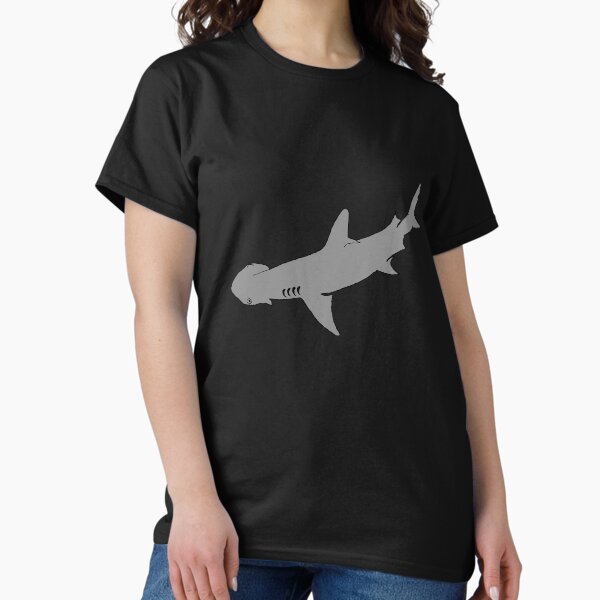 Item preview, Bonnethead Shovelhead Silver Shark Illustration designed and sold by EmptyFigureHead.