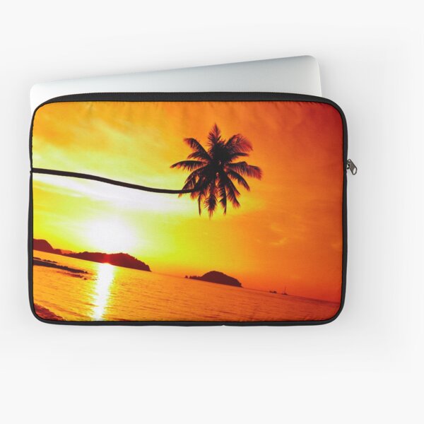 Item preview, Thailand Beach Sea Sunset Sky Palm Trees designed and sold by Laura Vancleave.
