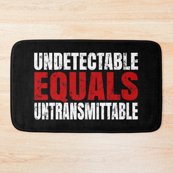 Item preview, U equals U , undetectable equals untransmittable, HIV Awareness, hiv awareness designed and sold by T-DESIGNEDZ.