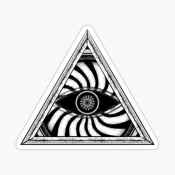 Œil de la Sagesse Psychédélique Sticker