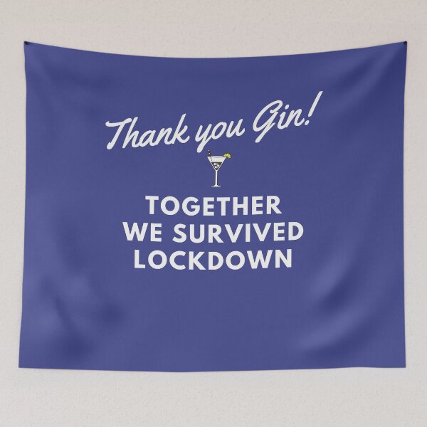 Item preview, Thank You Gin - Together We Survived Lockdown! designed and sold by Alpineocean.