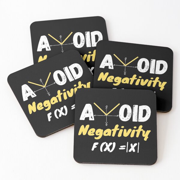 Item preview, Avoid Negativity Math Equation designed and sold by MoMasry.