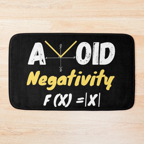 Item preview, Avoid Negativity Math Equation designed and sold by MoMasry.