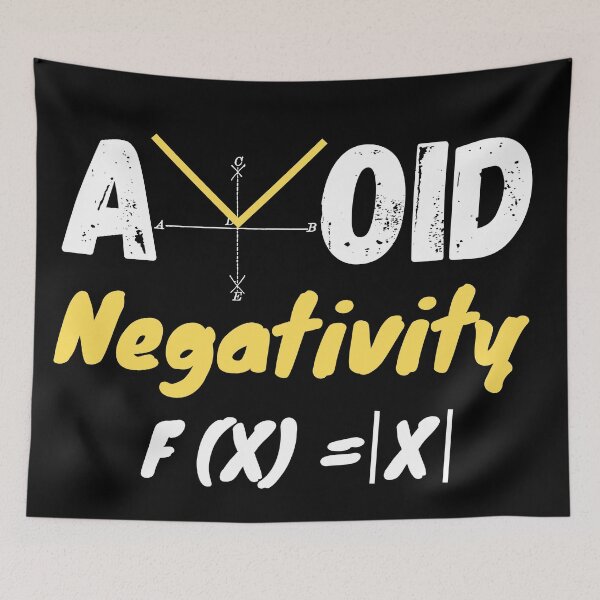 Item preview, Avoid Negativity Math Equation designed and sold by MoMasry.