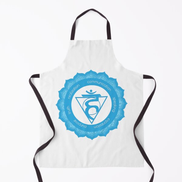 Item preview, Throat Chakra Mandala - 52 WBG designed and sold by chakraplaza.