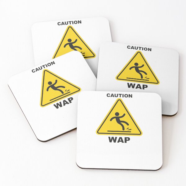 Item preview, Caution WAP Wet Sign Cardi B Megan  designed and sold by LucionCreative.