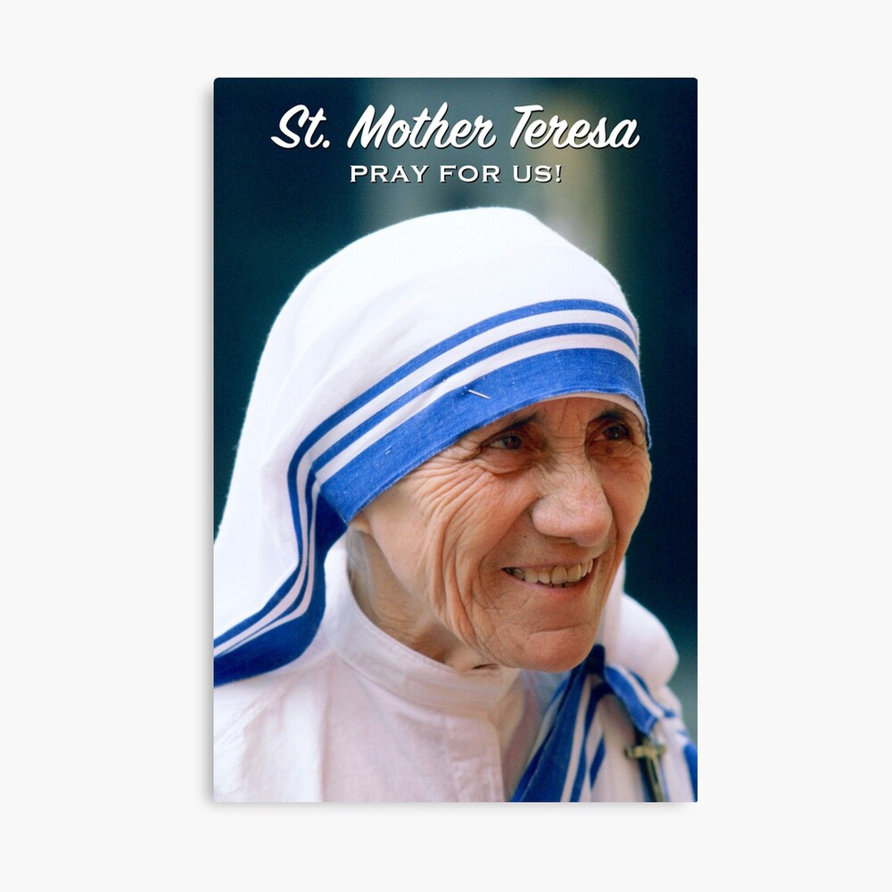 Mother Teresa, pray for us! - 1 Art Board Print