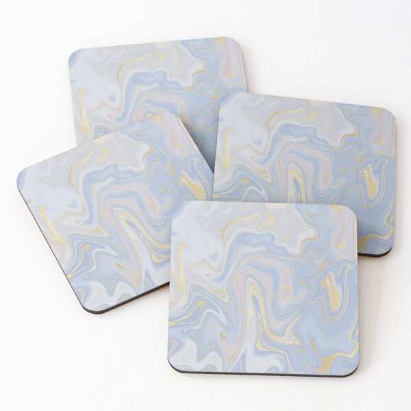 Item preview, Pastel Blue Marble Swirls  designed and sold by WisdomInspired.