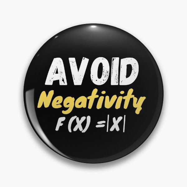 Item preview, Avoid Negativity Math Equation designed and sold by MoMasry.