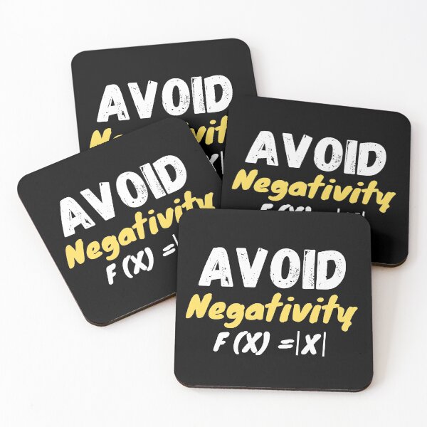 Item preview, Avoid Negativity Math Equation designed and sold by MoMasry.