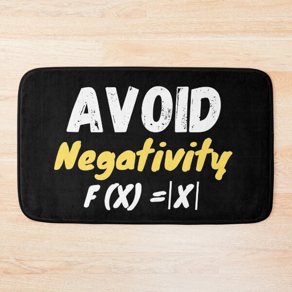 Item preview, Avoid Negativity Math Equation designed and sold by MoMasry.