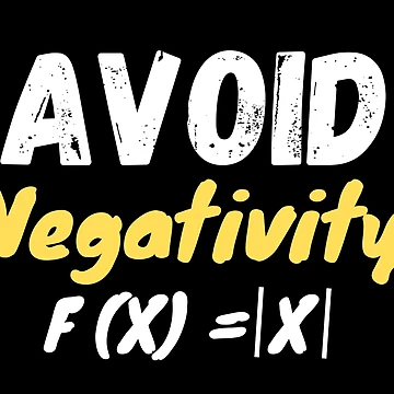 Artwork thumbnail, Avoid Negativity Math Equation by MoMasry