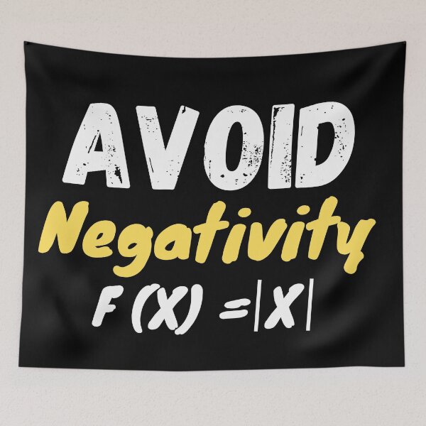 Item preview, Avoid Negativity Math Equation designed and sold by MoMasry.