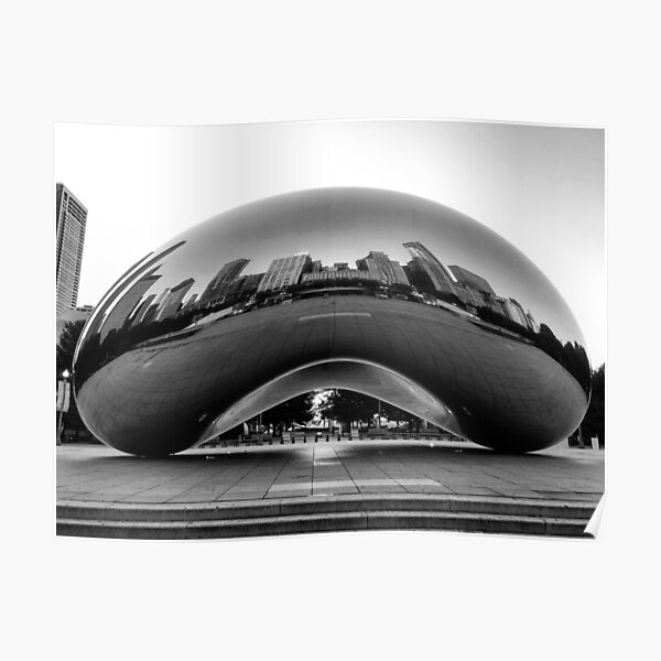 The Bean in Chicago Illinois  Poster