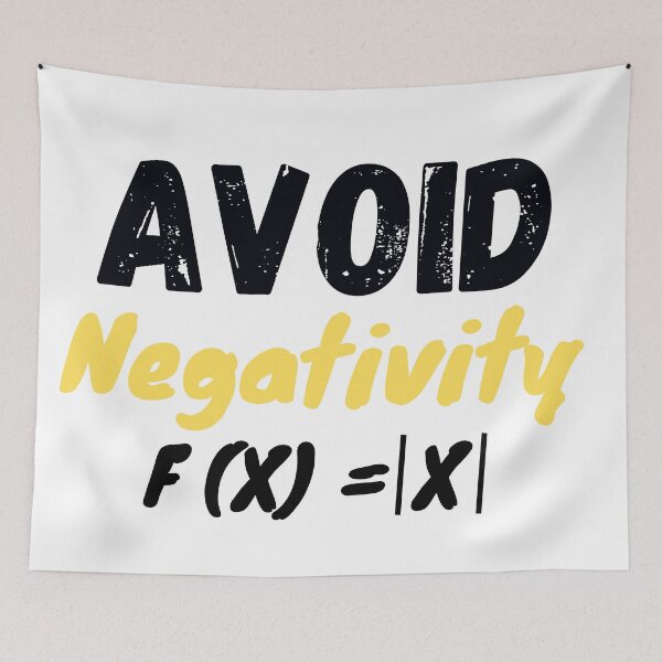 Item preview, Avoid Negativity Math Equation designed and sold by MoMasry.