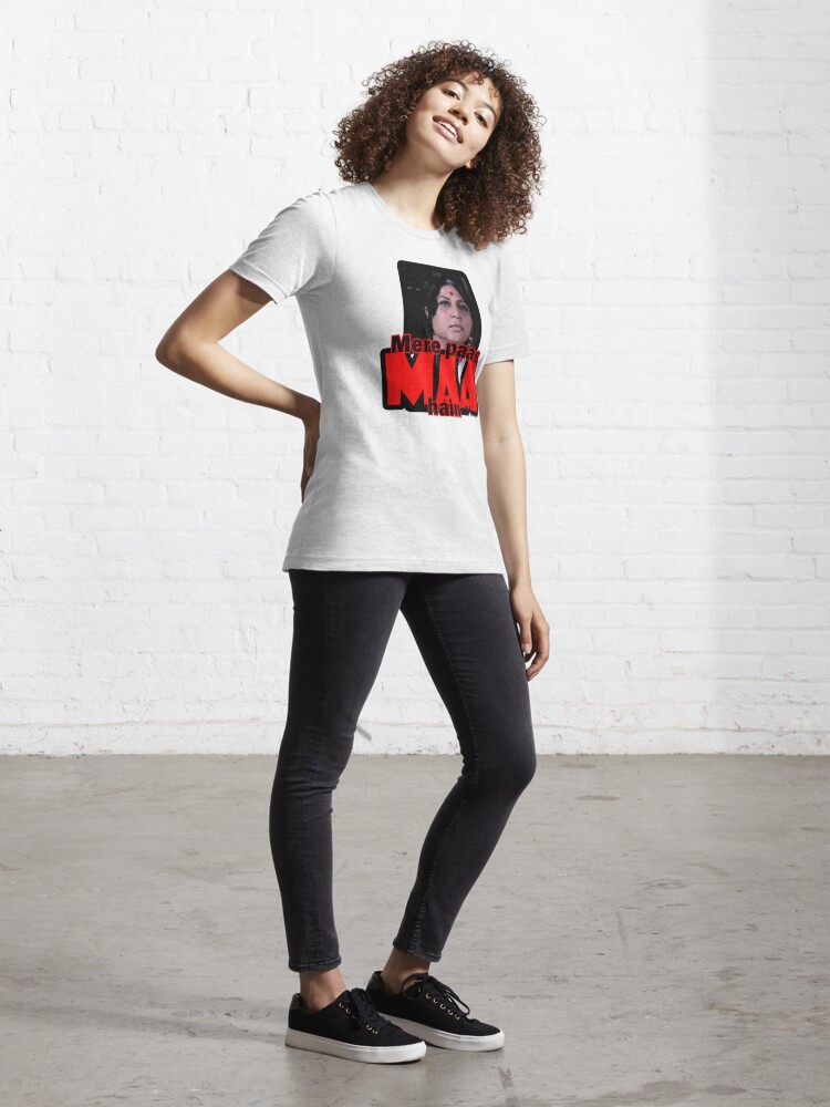 Alternate view of Mere paas maa hain (I have mum) Essential T-Shirt