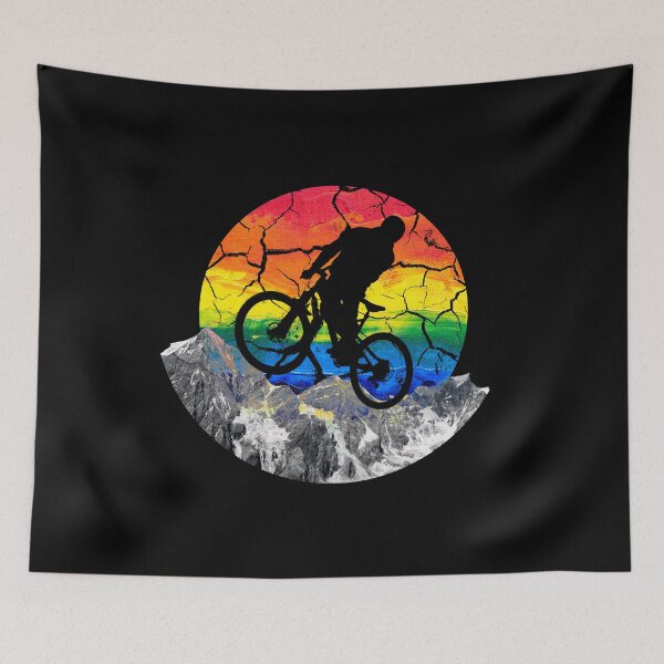 Item preview, Cool Downhill Mountain Bike MTB Gift Rainbow Look designed and sold by Kalli-design.