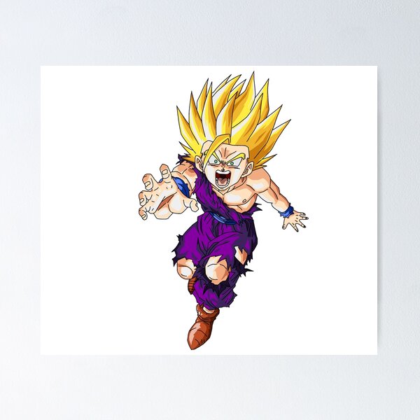 android saga poster, dragon ball z poster, anime poster, size:12x18  inch