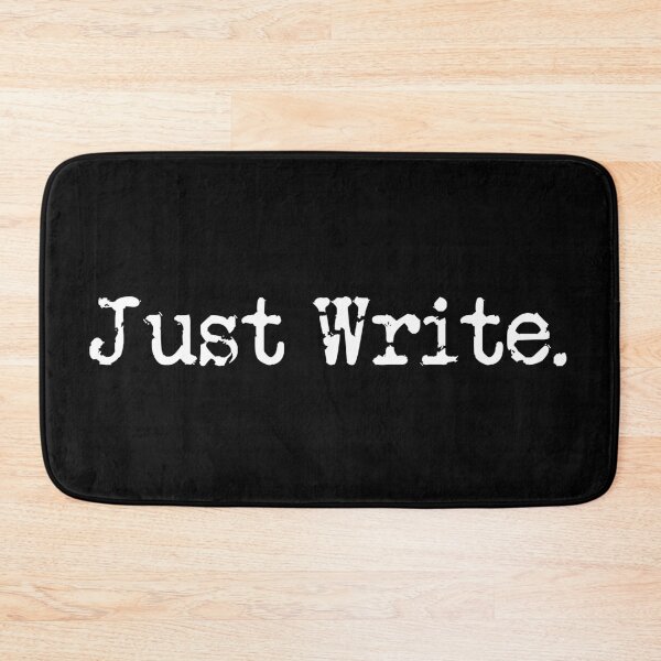 Item preview, Just Write. White Type designed and sold by TeaRoseWriter.