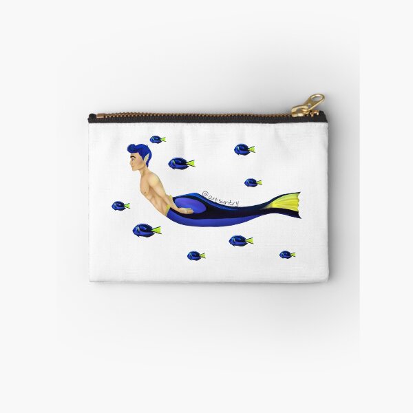 Item preview, surgeonfish merman with friends designed and sold by Artsyntry.