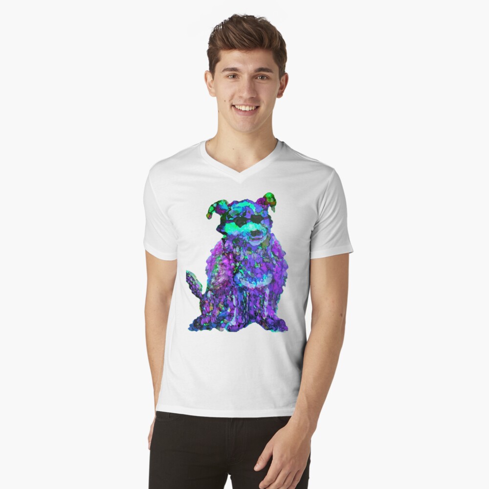 Item preview, V-Neck T-Shirt designed and sold by HappigalArt.