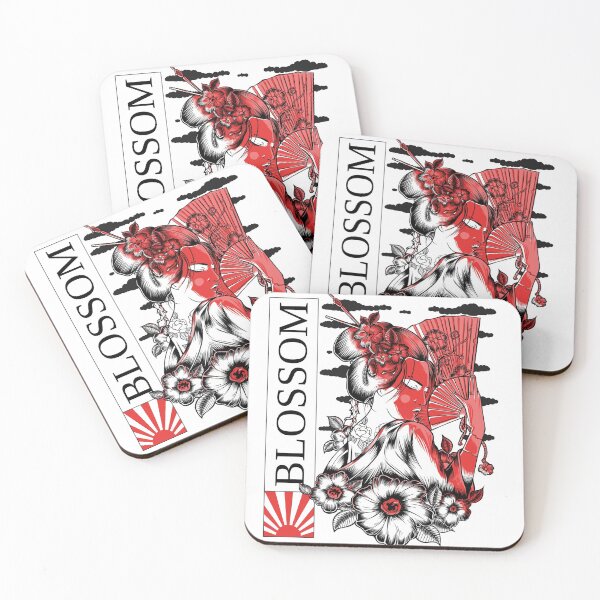 Item preview, Red Floral Blossom Geisha designed and sold by Alladin7.