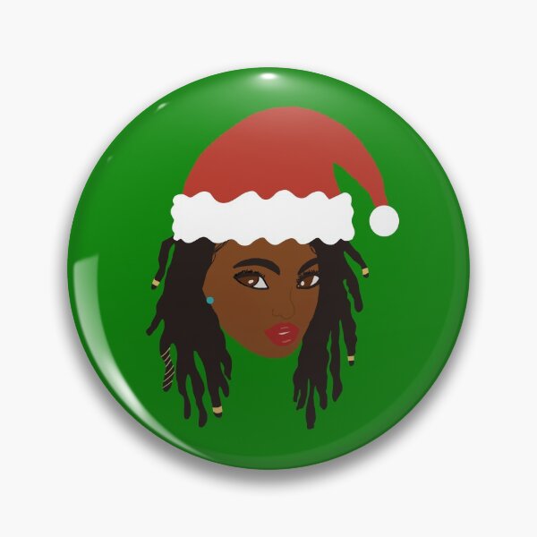 Artikelvorschau, Locs Mädchen Santa Hat Weihnachten Dreadlocks entworfen und verkauft von blackartmatters.
