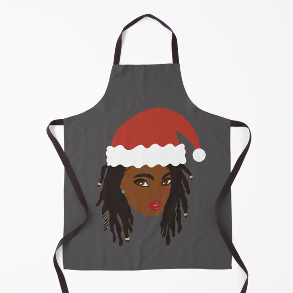 Item preview, Locs Girl Santa Hat Christmas Dreadlocks designed and sold by blackartmatters.