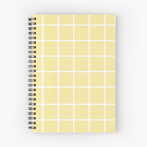 Item preview, Light Pastel Yellow & White Grid Pattern designed and sold by SimpliChic.
