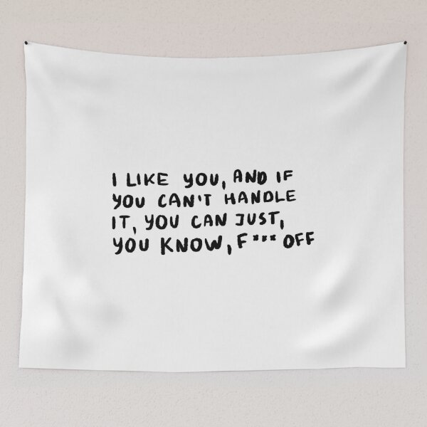 Item preview, I Like You, And If You Can't Handle It, You Can Just, You Know, F*** Off designed and sold by 4naans.