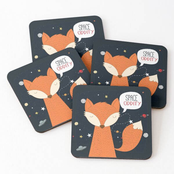 Item preview, Space Oddity Fox designed and sold by PariKonanur.