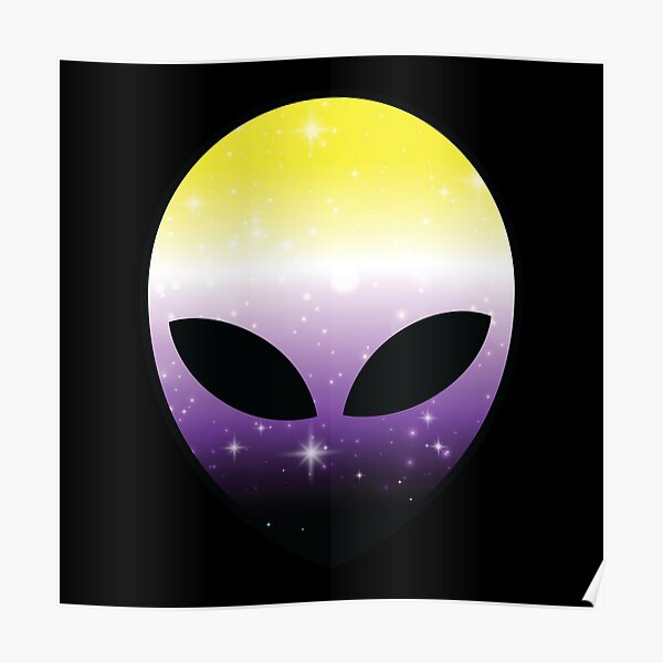 Non Binary Pride Space Posters | Redbubble