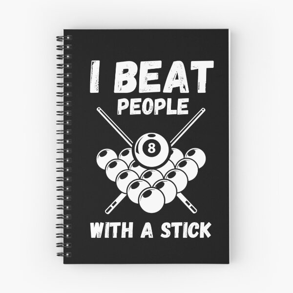 Item preview, I Beat People With A Stick - Funny Billiards Player designed and sold by m95sim.
