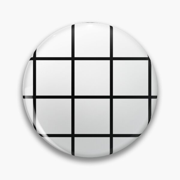 Item preview, Simple White & Black Grid Pattern designed and sold by SimpliChic.
