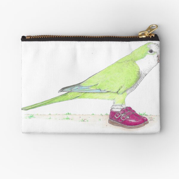 Item preview, Quaker parrot in Mary Janes designed and sold by JimsBirds.