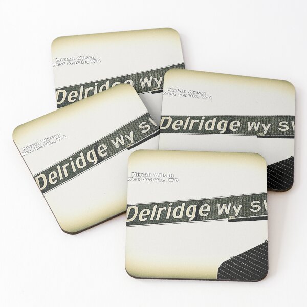 Item preview, Delridge Way Southwest, West Seattle, Washington by Mistah Wilson designed and sold by The Street Sign Store.